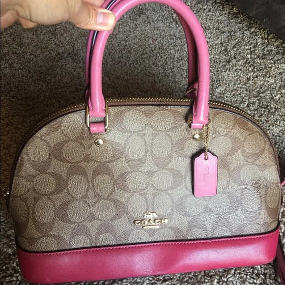Coach Mini Sierra Khaki Pink - Picture 2 of 15